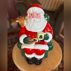 Santa Cookie Jar by “Celebrate the Season”
